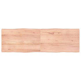 Tischplatte aus behandeltem Holz mit naturbrauner Kante, 160 x 50 x (2–4) cm von vidaXL, Tischplatten - Ref: Foro24-363970, P...