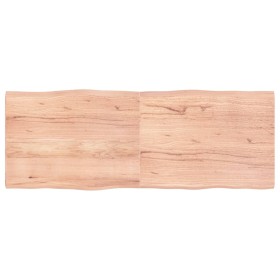 Tischplatte aus behandeltem Holz mit naturbrauner Kante, 160 x 60 x (2–4) cm von vidaXL, Tischplatten - Ref: Foro24-363972, P...