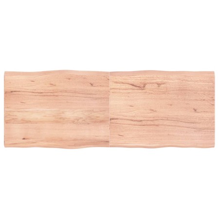 Tablero mesa madera tratada borde natural marrón 160x60x(2-4)cm de vidaXL, Tableros para mesas - Ref: Foro24-363972, Precio: ...