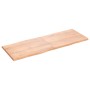 Tischplatte aus behandeltem Holz mit naturbrauner Kante, 160 x 60 x (2–4) cm von vidaXL, Tischplatten - Ref: Foro24-363972, P...