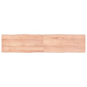 Tischplatte aus behandeltem Holz mit naturbrauner Kante, 180 x 40 x (2–4) cm von vidaXL, Tischplatten - Ref: Foro24-363974, P...