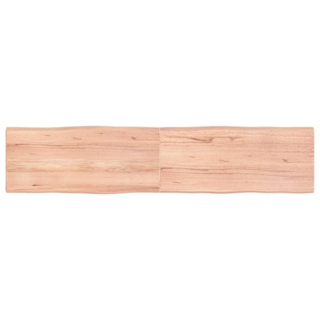 Tablero mesa madera tratada borde natural marrón 180x40x(2-4)cm de vidaXL, Tableros para mesas - Ref: Foro24-363974, Precio: ...