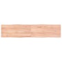 Tablero mesa madera tratada borde natural marrón 180x40x(2-4)cm de vidaXL, Tableros para mesas - Ref: Foro24-363974, Precio: ...