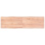 Tischplatte aus behandeltem Holz mit naturbrauner Kante, 180 x 50 x (2–4) cm von vidaXL, Tischplatten - Ref: Foro24-363976, P...