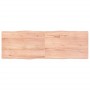 Tischplatte aus behandeltem Holz mit naturbrauner Kante, 180 x 60 x (2–4) cm von vidaXL, Tischplatten - Ref: Foro24-363978, P...