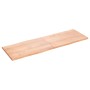 Tischplatte aus behandeltem Holz mit naturbrauner Kante, 180 x 60 x (2–4) cm von vidaXL, Tischplatten - Ref: Foro24-363978, P...