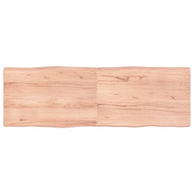 Tischplatte aus behandeltem Holz mit naturbrauner Kante, 180 x 60 x (2–6) cm von vidaXL, Tischplatten - Ref: Foro24-363979, P...