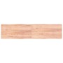 Tablero mesa madera tratada borde natural marrón 200x50x(2-4)cm de vidaXL, Tableros para mesas - Ref: Foro24-363982, Precio: ...