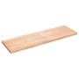 Tischplatte aus behandeltem Holz mit naturbrauner Kante, 180 x 60 x (2–6) cm von vidaXL, Tischplatten - Ref: Foro24-363979, P...