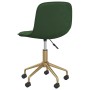 Swivel dining chairs 2 units dark green velvet by vidaXL, dining chairs - Ref: Foro24-334142, Price: 86,50 €, Discount: %