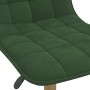 Swivel dining chairs 2 units dark green velvet by vidaXL, dining chairs - Ref: Foro24-334142, Price: 86,50 €, Discount: %