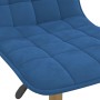 Drehbare Esszimmerstühle, 2 Stück, blauer Samt von vidaXL, Essstühle - Ref: Foro24-334143, Preis: 90,68 €, Rabatt: %