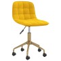 Swivel dining chairs 2 pcs mustard yellow velvet by vidaXL, dining chairs - Ref: Foro24-334146, Price: 103,33 €, Discount: %