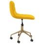 Swivel dining chairs 2 pcs mustard yellow velvet by vidaXL, dining chairs - Ref: Foro24-334146, Price: 103,33 €, Discount: %