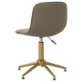 Light Gray Velvet Swivel Dining Chair by vidaXL, dining chairs - Ref: Foro24-334150, Price: 87,99 €, Discount: %