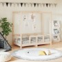 Estructura de cama para niños madera maciza de pino 70x140 cm de vidaXL, Cunas y camas para niños - Ref: Foro24-834510, Preci...