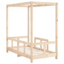 Estructura de cama para niños madera maciza de pino 70x140 cm de vidaXL, Cunas y camas para niños - Ref: Foro24-834510, Preci...