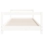 Estructura de cama para niños madera de pino blanco 90x190 cm de vidaXL, Cunas y camas para niños - Ref: Foro24-834403, Preci...