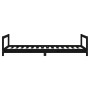 Estructura de cama para niños madera de pino negro 90x190 cm de vidaXL, Cunas y camas para niños - Ref: Foro24-834404, Precio...