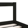 Estructura de cama para niños madera de pino negro 90x190 cm de vidaXL, Cunas y camas para niños - Ref: Foro24-834404, Precio...