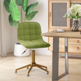 Silla de comedor giratoria de terciopelo verde claro de vidaXL, Sillas de comedor - Ref: Foro24-334152, Precio: 62,99 €, Desc...