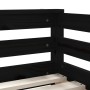 Estructura de cama niños con cajones madera pino negro 70x140cm de vidaXL, Cunas y camas para niños - Ref: Foro24-834443, Pre...