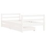 Children's bed frame and white pine wood drawers 80x160 cm by vidaXL, Cribs and beds for children - Ref: Foro24-834445, Price...