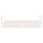 Children's bed frame and white pine wood drawers 80x160 cm by vidaXL, Cribs and beds for children - Ref: Foro24-834445, Price...