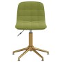 Light Green Velvet Swivel Dining Chair by vidaXL, dining chairs - Ref: Foro24-334152, Price: 62,99 €, Discount: %