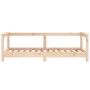 Estructura de cama para niños madera maciza de pino 70x140 cm de vidaXL, Cunas y camas para niños - Ref: Foro24-834396, Preci...