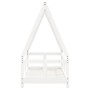 White pine wood children's bed frame 70x140 cm by vidaXL, Cribs and beds for children - Ref: Foro24-834457, Price: 112,31 €, ...