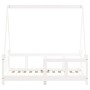 White pine wood children's bed frame 70x140 cm by vidaXL, Cribs and beds for children - Ref: Foro24-834457, Price: 112,31 €, ...