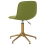 Light Green Velvet Swivel Dining Chair by vidaXL, dining chairs - Ref: Foro24-334152, Price: 62,99 €, Discount: %