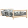 Estructura de cama para niños madera maciza de pino 80x160 cm de vidaXL, Cunas y camas para niños - Ref: Foro24-834399, Preci...