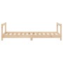 Estructura de cama para niños madera maciza de pino 80x160 cm de vidaXL, Cunas y camas para niños - Ref: Foro24-834399, Preci...