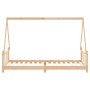 Children's bed frame solid pine wood 90x200 cm by vidaXL, Cribs and beds for children - Ref: Foro24-834453, Price: 100,74 €, ...