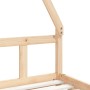 Estructura de cama para niños madera maciza de pino 90x200 cm de vidaXL, Cunas y camas para niños - Ref: Foro24-834453, Preci...