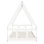 Estructura de cama para niños madera de pino blanco 90x200 cm de vidaXL, Cunas y camas para niños - Ref: Foro24-834454, Preci...