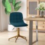 Blue velvet swivel dining chair by vidaXL, dining chairs - Ref: Foro24-334154, Price: 71,33 €, Discount: %