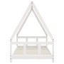 Estructura de cama para niños madera de pino blanco 90x190 cm de vidaXL, Cunas y camas para niños - Ref: Foro24-834463, Preci...