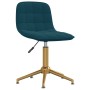 Blue velvet swivel dining chair by vidaXL, dining chairs - Ref: Foro24-334154, Price: 71,33 €, Discount: %