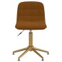 Swivel dining chairs 2 units brown velvet by vidaXL, dining chairs - Ref: Foro24-334159, Price: 102,41 €, Discount: %