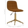 Swivel dining chairs 2 units brown velvet by vidaXL, dining chairs - Ref: Foro24-334159, Price: 102,41 €, Discount: %