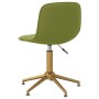 Swivel dining chairs 2 units light green velvet by vidaXL, dining chairs - Ref: Foro24-334163, Price: 82,99 €, Discount: %