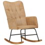 Vintage Cream Canvas Rocking Chair by vidaXL, Rocking chairs - Ref: Foro24-339683, Price: 114,71 €, Discount: %