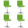 Dining chairs 4 units green synthetic leather by vidaXL, dining chairs - Ref: Foro24-334198, Price: 186,78 €, Discount: %