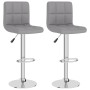 Kitchen stools 2 units light gray fabric by vidaXL, Kitchen stools - Ref: Foro24-334239, Price: 107,00 €, Discount: %