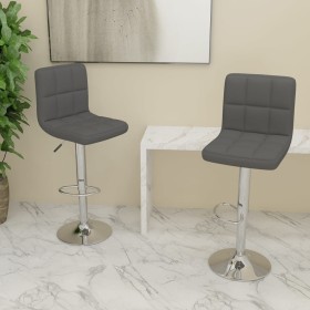 Kitchen stools, 2 units, dark gray fabric by vidaXL, Kitchen stools - Ref: Foro24-334240, Price: 124,76 €, Discount: %