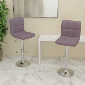 Kitchen stools 2 units gray taupe fabric by vidaXL, Kitchen stools - Ref: Foro24-334248, Price: 130,99 €, Discount: %