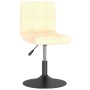 Cream Velvet Swivel Kitchen Stool by vidaXL, Kitchen stools - Ref: Foro24-334251, Price: 90,46 €, Discount: %